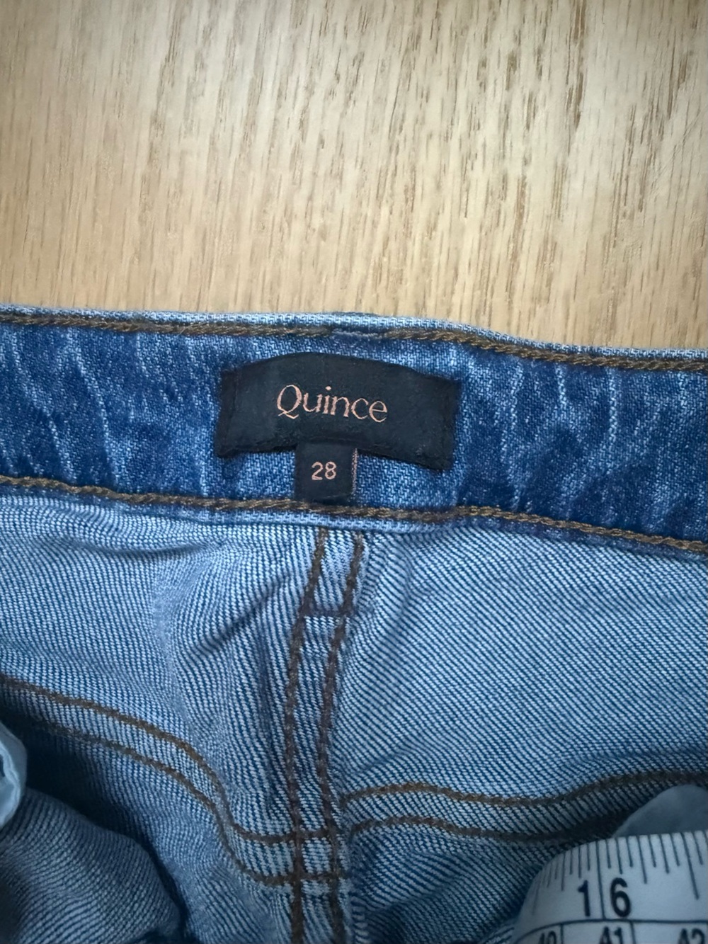 Quince - Bella Stretch Relaxed Straight Jeans - Picture 4 of 7